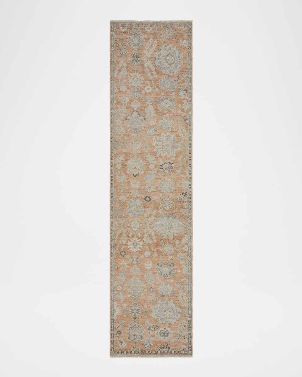 Sinclair Hand-Knotted Runner, 3' x 10'